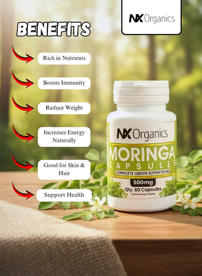 Pure Moringa Capsules  (Pack of 1)